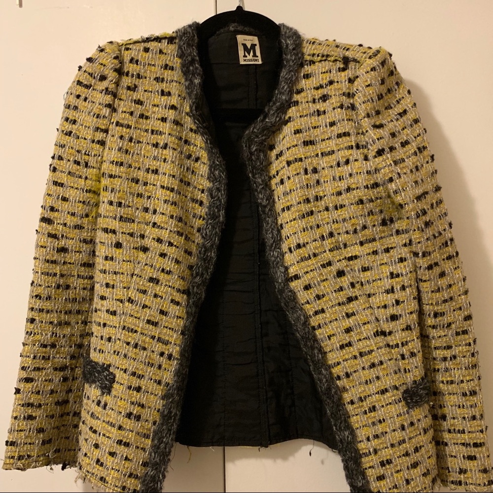 Missoni tweed knitted jacket